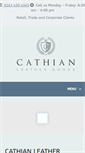 Mobile Screenshot of cathianleathergoods.co.uk